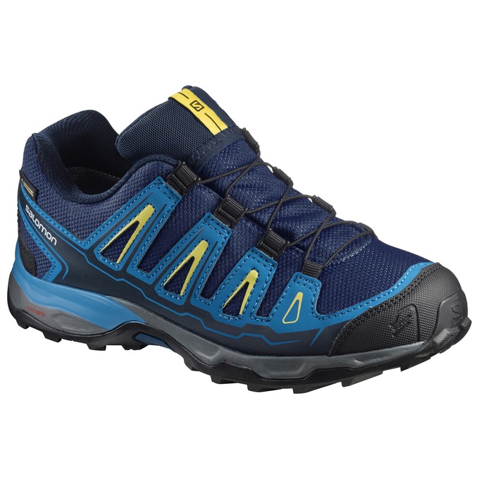 Zapatillas Trekking Salomon Niños Azul Marino / Negras - Salomon Argentina X-ULTRA GTX® J ,394815-YG